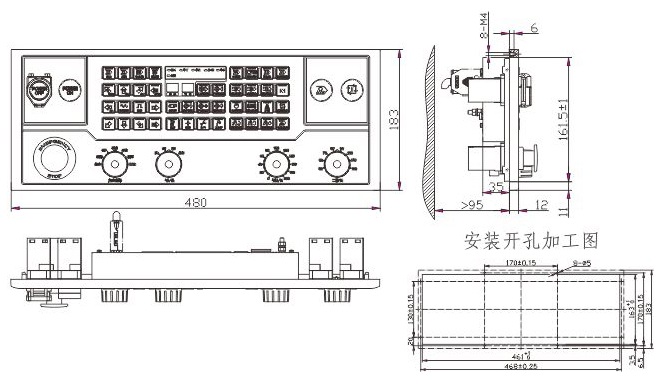 加工中心数控系统SSY-1000MCA-2安装尺寸.jpg